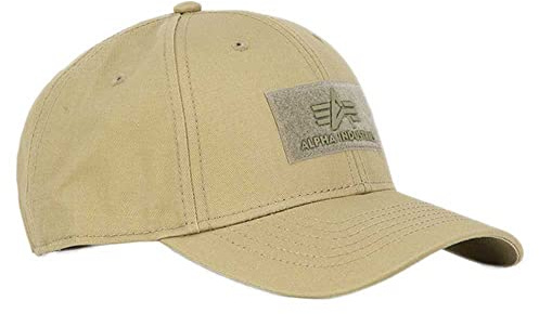 Alpha Industries Herren VLC Cap Unisex Basecap Baseballkappe, Sand, Einheitsgröße EU