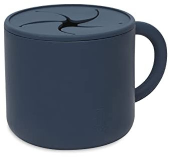 Jollein 708-007-66035 Snackbecher Silikon Jeans blau