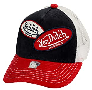 Von Dutch Trucker Cap Russel Navy White Dunkelblau Rot, Size:OneSize