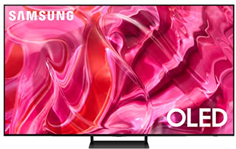 SAMSUNG 65-Inch Class OLED 4K S90C Series Quantum HDR, Dolby Atmos Object Tracking Sound Lite, Ultra Thin, Q-Symphony 3.0, Gaming Hub, Smart TV with Alexa Built-in (QN65S90C, 2023 Model), Titan Black