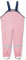 Playshoes Pantalon Boue, Salopette de Pluie, Doublure Polaire Coupe-Vent et imperméable, Rose Pastel, 104 Mixte Enfant