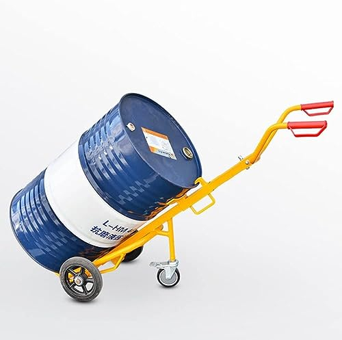 HACSYP Transportwagen, Industrie-Fasstransportwagen, Ölfass-Handhabungsgerät mit Mundstückdesign, Handschub-Fasswagen,