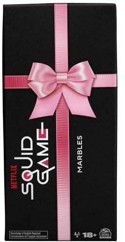 Spin Master Games Netflix Squid Game Marbles 2-Player Game Inspired by The Show | Adult | Fun | Family | Party | for Adults & Teens 18+