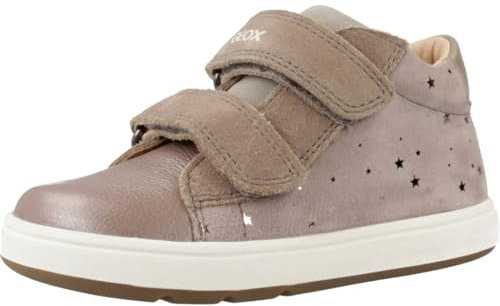 Geox Bébé Fille B BIGLIA Girl C Basket, Beige, 23 EU