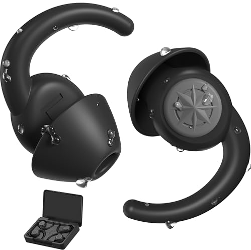 Hengiee Ohrstöpsel zum Schlafen, geräuschreduzierende weiche Silikon-Ohrstöpsel, wiederverwendbar, schwarz