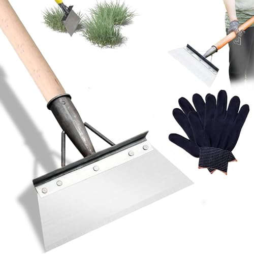 GEDEGOOK Pala da Giardino, Pala di Pulizia Multifunzionale, Vanga per Orto, Pala Multifunzionale per La Pulizia Del Giardino All'aperto, Raschietto da Giardino per Attrezzi da Giardino(Senza maniglia)