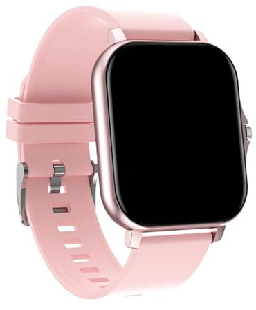 BaotyJie Montre Connectée Design élégant pour Hommes et Femmes Cadeau 83 Pouces Suivi Activité Vocale, Rose