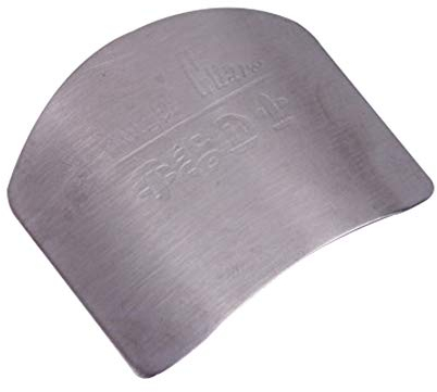 SUNGOOYUE Utensile da Cucina Sicuro per Tagliare le Fette di Coltello con Protezione per le Mani in Acciaio Inossidabile per Cucinare la Preparazione degli Alimenti