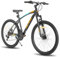 Hiland 26 Zoll Mountainbike, 21-Gang MTB Fahrrad mit Disc-Brake, Federgabel Radfahren Urban Commuter City Mountainbike, Orange