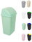 JARDIN202 - Cubo de Basura con Tapadera Basculante - 30/50 Litros - Ideal para Hogar y Oficina | 30 L (Verde)