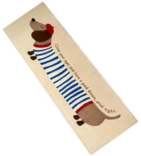 Ericetion Dachshund Doormat Sausage Dog Area Rug Inside Outside Door Mats Cartoon Dog Shape Floor Mat Home Decorative Floor Mat Entrance Doormat for Bedroom