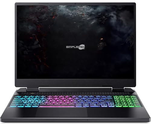 SIMPLETEK – Notebook Gaming 16 QHD+ 165Hz | 64GB RAM DDR5 4TB SSD | CPU 9 8945HS GPU RTX 4060 8GB | Win 11 Home (Ricondizionato)