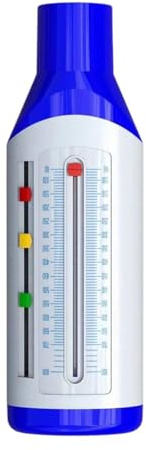 Milageto Peak Meter, Durchflussmesser, kompakt, für den täglichen Gebrauch, tragbar, einfach zu bedienen, leicht, für die Arbeit, professionelles, Blau für Erwachsene
