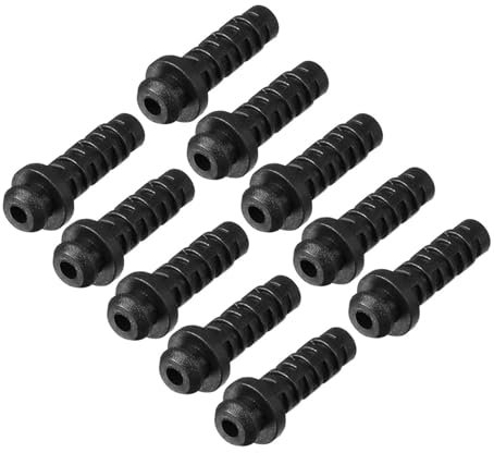 Connecteur de presse-étoupe en PVC, 10 pièces, 3/4/5mm, protecteur de démarrage de cordon, outil électrique, manchon de câble(4mm Inner Dia)