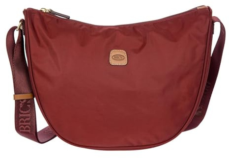 Bric's Schultertasche Umhängetasche X-Bag Shoulderbag Bordeaux weinrot