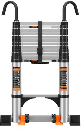 Telescopic Ladder,4.1M Aluminium Loft Ladder,ladders extendable