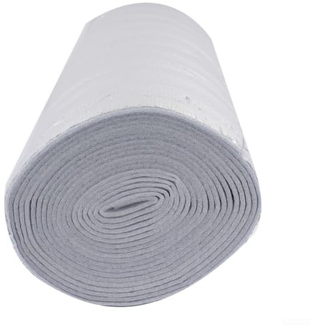 Rouleau de film réfléchissant d'isolation thermique pour radiateurs, rouleau de mousse d'aluminium de 3 mm d'épaisseur, réduit la perte de chaleur, réduit les factures, facile à découper, à installer