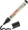 edding 21 EcoLine marqueur permanent - noir - 1 stylo - pointe ronde 1,5-3 mm - sèche vite - résiste à l'eau et à l'essuyage - pour carton, plastique, bois, métal - marqueur universel