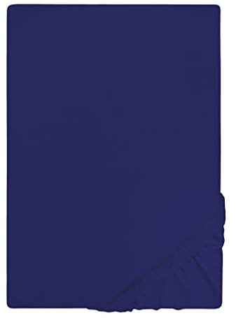 biberna Jersey-Spannbetttuch 0077155 Saphir 1x 180x200 cm - 200x200 cm