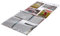 Fotovorhang Bildervorhang Collage - 20 Taschen - 10x15 cm - Hochformat & Querformat