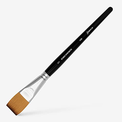 3/4 Flat Jacksons Studio Synthetic Watercolour Brush