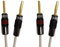 QED Silver Anniversary XT Speaker Cable 6Meter Single Length Terminated Both Ends With QED Airloc Forte 4mm Banana Plugs