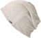 CHARM Leinen Beanie Sommer Mütze - Damen Aus Japan Hut Strick Dünn Leichte Beige