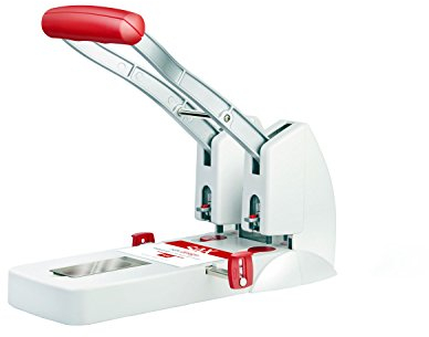 SAX Design 0-908-10 Profilocher/Kraftlocher | 150 Blatt | geringer Kraftaufwand | 2-fach & 4-fach Lochung