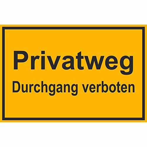 Paul Crämer décharger Plaque signalétique INTERDIT AU Chantier en aluminium Dibond étiquetage, 33 x 25 cm