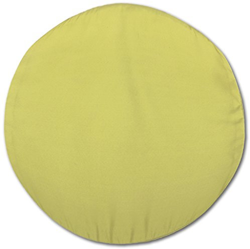 Bestlivings Kissenhülle Ellen in über 100 vers. Größen und Farben, Kissenbezug Dekokissen, Serie: Ellen, Auswahl: 50cm Ø Bezug inkl. Kissen, Farbe: grün - apfelgrün