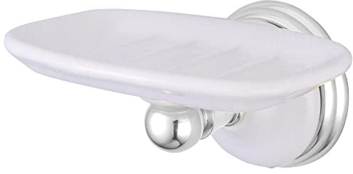 Kingston Brass BA1115C Victorian Soap Dish, Polished Chrome,5-1/4