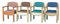 Homecraft Royale Commode Chair, Toilet for Bedside or Downstairs, Padded for Seat Comfort, For Elderly or DIsabled - Blue