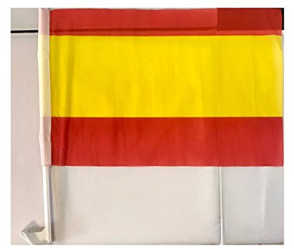 Auto bandera España sin escudo aprox. 30 x 45 cm Con Varilla de fijación