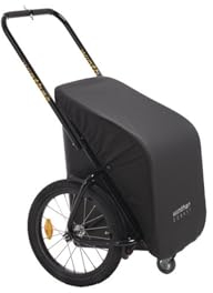 Donkey Classic schwarz von Winther / der praktische Fahrrad-Anhänger (Stauraum: 65 Liter / Zuladung: 40 kg) / Paketpreis inkl. Universalkupplung