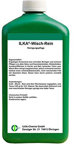 ILKA® - Wisch-Rein Reinigungskonzentrat | 1 L | Reinigungspflege für alle für alle Natur- und Kunststeinböden | mit leichtem Glanz, langlebig, schmutzabweisend