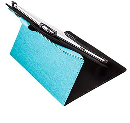 Silver HT - Universal-Hülle für 9 bis 10,1 Zoll Tablets Um 360º drehbares Gehäuse mit mehrfach Einstellbarer Blickwinkelunterstützung