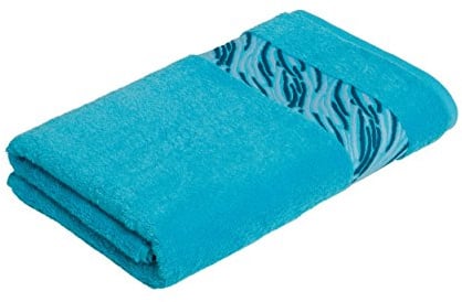 frottana Shadow Handtuch 50 x 100 cm aus 100% Baumwolle, turquoise