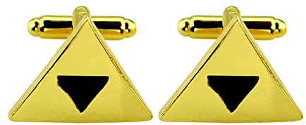 Patch Nation Legend of Zelda Triforce Dreieck Bronze Cufflinks Manschettenknöpfe