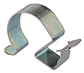 Ram - Clips pour Câble, 21mm x 12mm, Gris, Boîte de 40