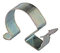 Ram - Clips pour Câble, 21mm x 12mm, Gris, Boîte de 40