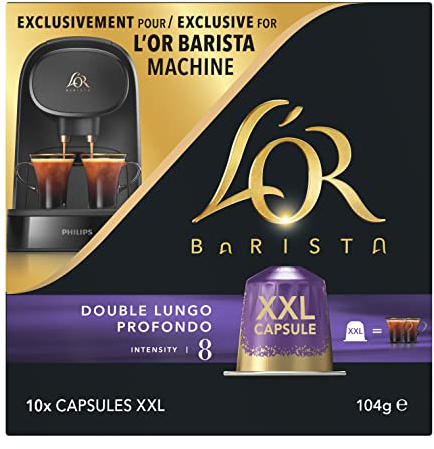 L'Or Barista Café - 10 Capsules Lungo Profundo 8 - Compatibles L'Or Barista