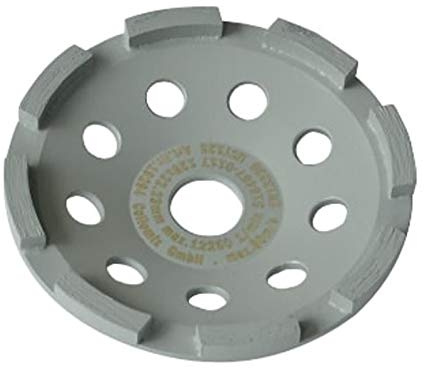 COLLOMIX Schleiftopf UST 125 Universal grau, Ø 125 mm, Höhe 22 mm, Standard-Diamantschleiftopf, für abrasives Material - 19294