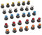 30x Kunststoff Poti Knöpfe Für 6mm Potentiometer Drehschalter Encoder 5 Farben