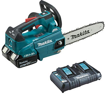 Tronçonneuse d'élagage 36V LXT (2x5.0 Ah) guide de 25 cm - MAKITA DUC256PT2