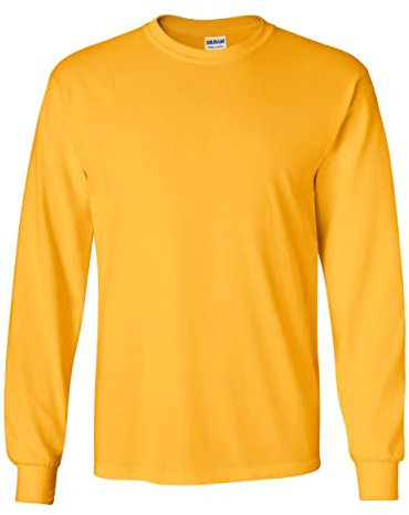 Gildan Men's Ultra Cotton Long Sleeve T-Shirt, Style G2400, 2-Pack - blue - XXL