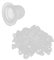 Silikon Tattoo Farbkappen Cups,Tattoo-Tintenbecher,Tattoo-Make-up-Pigmentbecher, 100pcs/Set Microblading-Pigmentbecher,Tattoo-Zubehör für Tattoo Permanent Make-up(S)