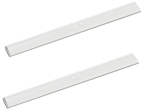 Zindoo Gummilippe Ersatzlippe Weiß Silikon 25cm für Duschabzieher 2 Stücke