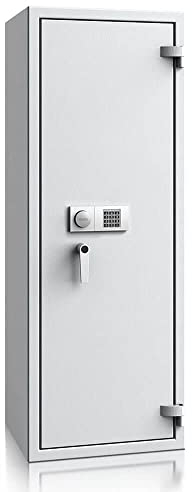 SafeHero Waffenschrank Klasse 1 EN 1143-1 Secureo Eagle 16 XL | Waffenschrank 1 für 16 Langwaffen | Langwaffenschrank Elektronikschloss + Notschlüssel | Waffenschrank Langwaffen, Kurzwaffen + Munition