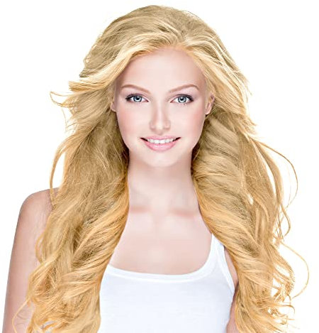 Bock op Kölle Perücke Wig langhaar, Fasching Karneval Halloween Motto Party versch. Farben (Blond)