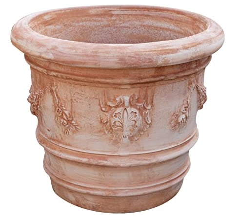 Biscottini Terracotta blumentopf groß 80x80x68 cm | Amphore Garten auf Made in Italy | Terrakotta blumentöpfe | Blumentopf Gross